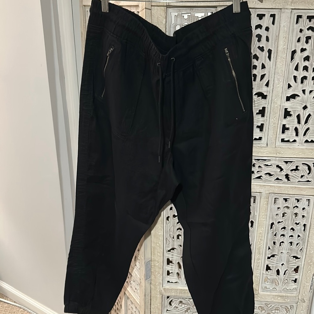 Athleta Cabo linen jogger in black size 18 new with tags